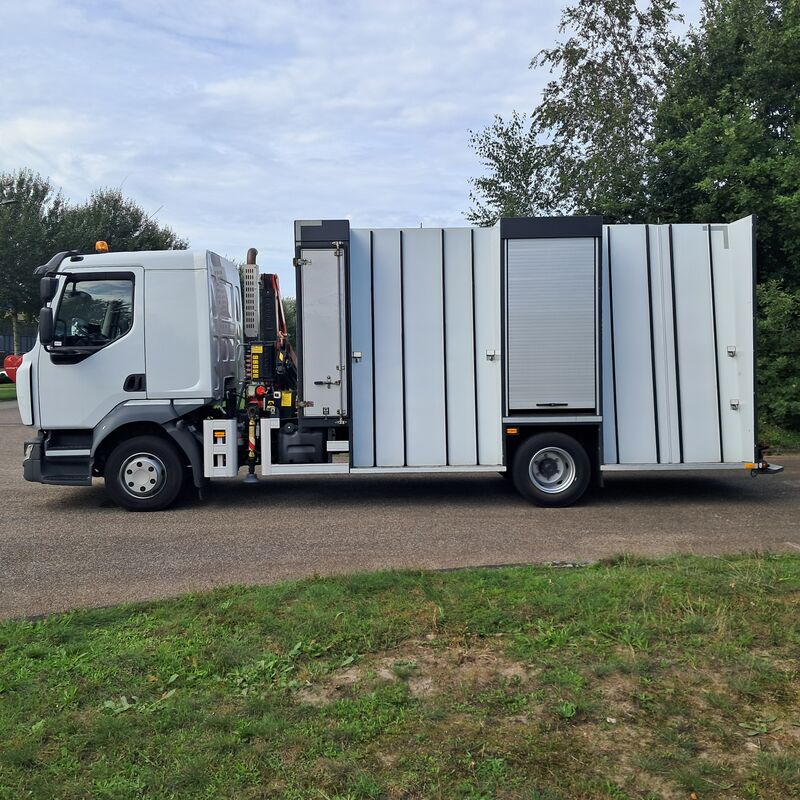 Resteelwagen, RENAULT, D 220 Euro 6, 2019, met FASSI F26A.0.023 autolaadkraan – foto 2 – kavel bij Onlineveilingmeester, Heerenveen