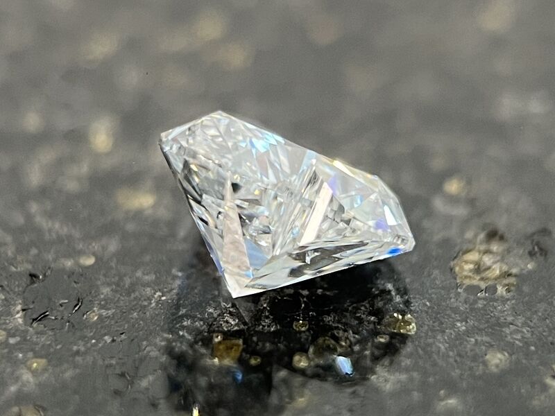 Diamant - 1.00 carat echte natuurlijke hart geslepen diamant (GIA gecertificeerd) – foto 4 – kavel bij Onlineveilingmeester