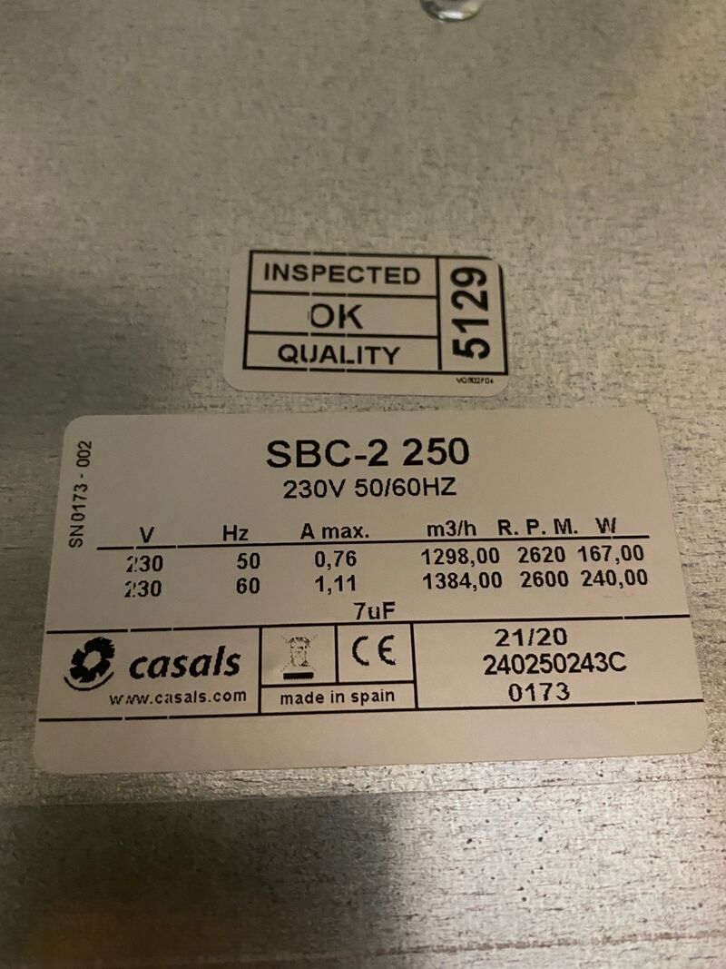 Box ventilator, SBC-2 250 – foto 3 – kavel bij Onlineveilingmeester, Gramsbergen