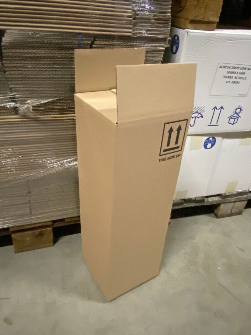 Ca. 375x Verzenddozen 20x20x60cm zware enkelgolf, bruin – foto 2 – kavel bij Onlineveilingmeester, Gramsbergen