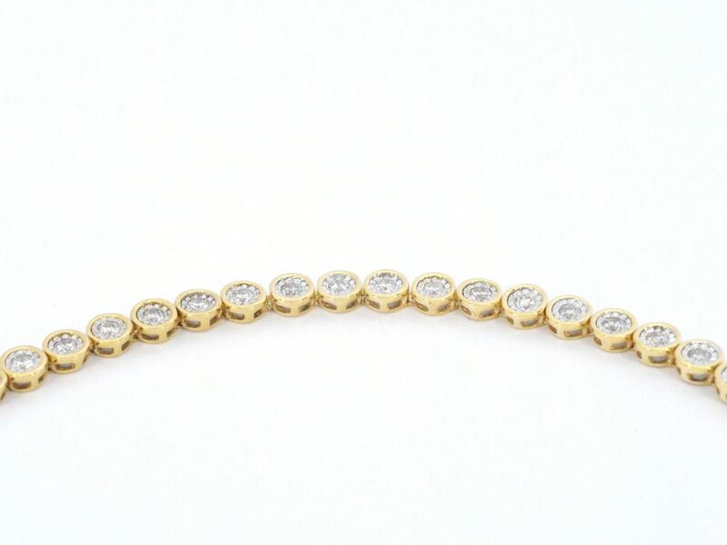 Gouden armband vol met diamanten gezet – foto 6 – kavel bij Onlineveilingmeester