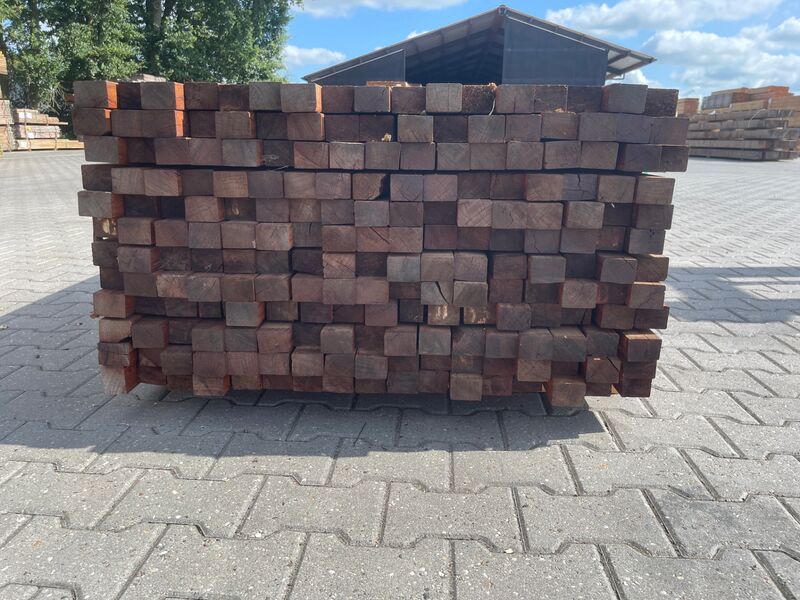 Ca. 102x Hardhouten Regels Geschaafd, 42x57mm, lengte 335cm – foto 2 – kavel bij Onlineveilingmeester