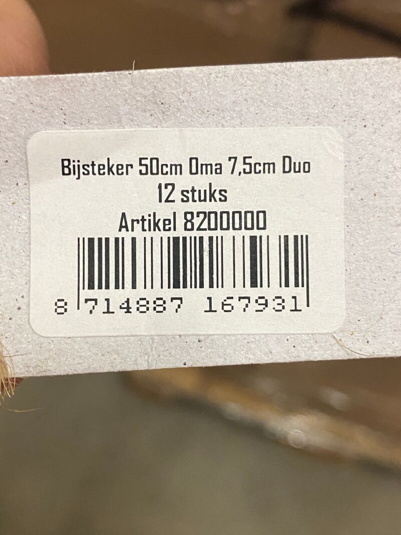 Ca. 2150x Bijsteker 50 cm oma, Sarah – foto 4 – kavel bij Onlineveilingmeester, Gramsbergen