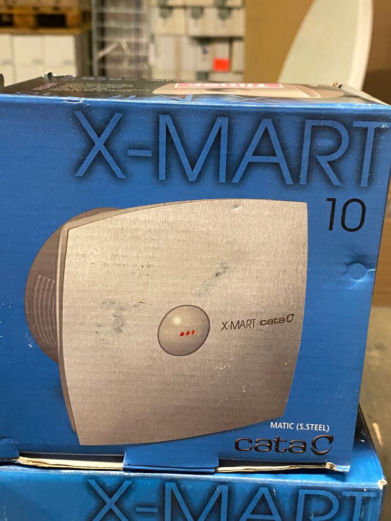 4x Badkamerventilator, X-MART, INOX T, rvs – foto 3 – kavel bij Onlineveilingmeester, Gramsbergen