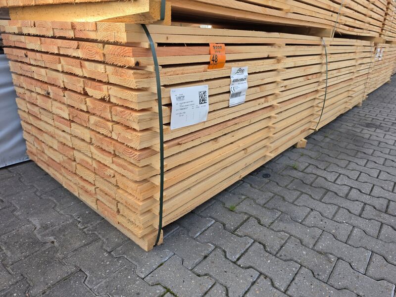 Ca. 168x Douglas Planken Fijnbezaagd, 25x150mm, lengte 400cm – foto 4 – kavel bij Onlineveilingmeester