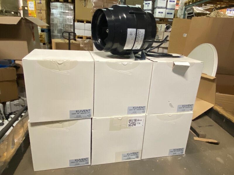 5x Buisventilator hittebestendig, Kuvant, Etaline, M Ø160 mm – foto 5 – kavel bij Onlineveilingmeester, Gramsbergen