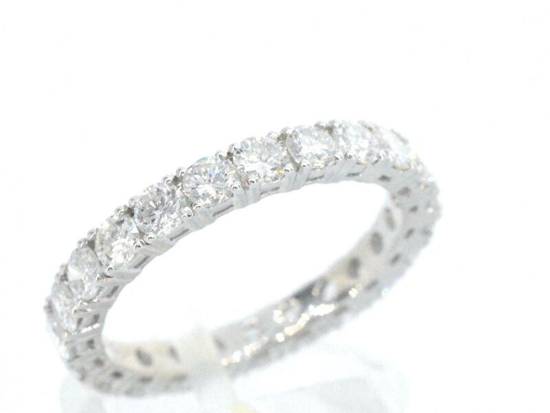 Gouden alliance ring met briljant geslepen diamant – foto 4 – kavel bij Onlineveilingmeester