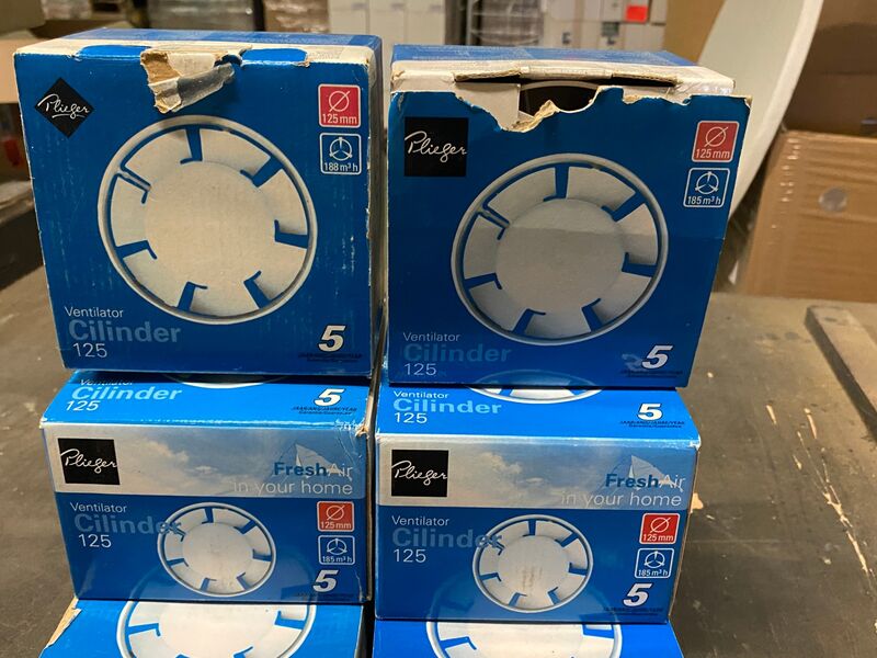 8x Badkamerventilator Ø125mm, Plieger – foto 2 – kavel bij Onlineveilingmeester, Gramsbergen