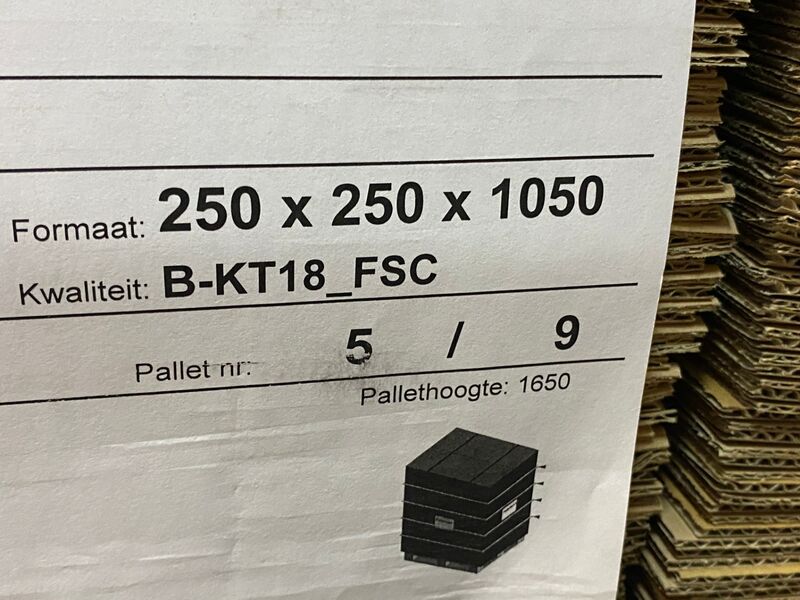 Ca. 250x Kokerdozen, bruin, 25x25x105cm – foto 3 – kavel bij Onlineveilingmeester, Gramsbergen
