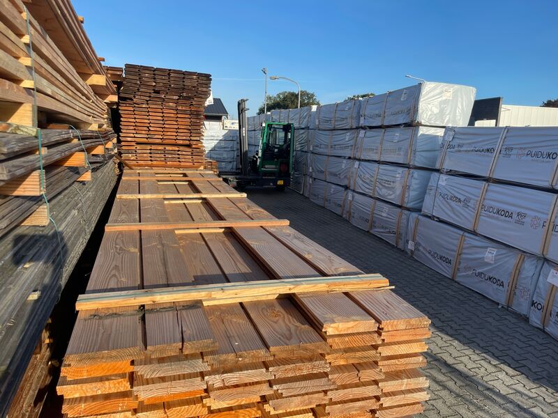 Ca. 80x Douglas Zweeds Rabat, 26x190mm, lengte 500cm – kavel bij Onlineveilingmeester