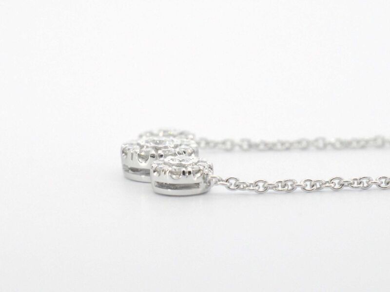 Witgouden ketting met briljant geslepen diamanten – foto 7 – kavel bij Onlineveilingmeester