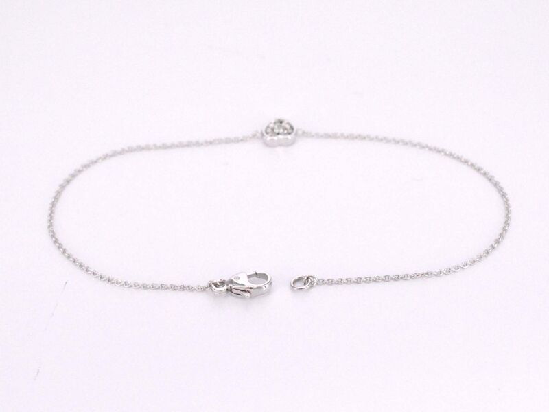 Witgouden armband met diamanten hartje 0.10 carat – foto 4 – kavel bij Onlineveilingmeester