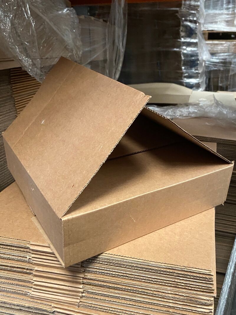 Ca. 400x Verzenddozen, bruin, 35x33x8cm – foto 2 – kavel bij Onlineveilingmeester, Gramsbergen