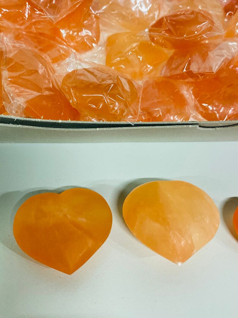 Ca. 50x Seleniet hartjes, oranje – foto 3 – kavel bij Onlineveilingmeester, Gramsbergen