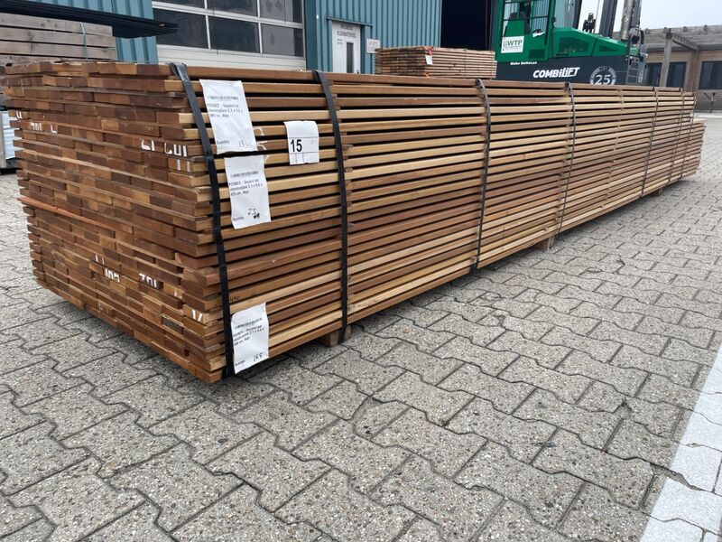 Ca. 86x Guyana Ipé Planken Geschaafd Country Grade, 21x90mm, lengte 13/395cm, 73/430cm – foto 3 – kavel bij Onlineveilingmeester