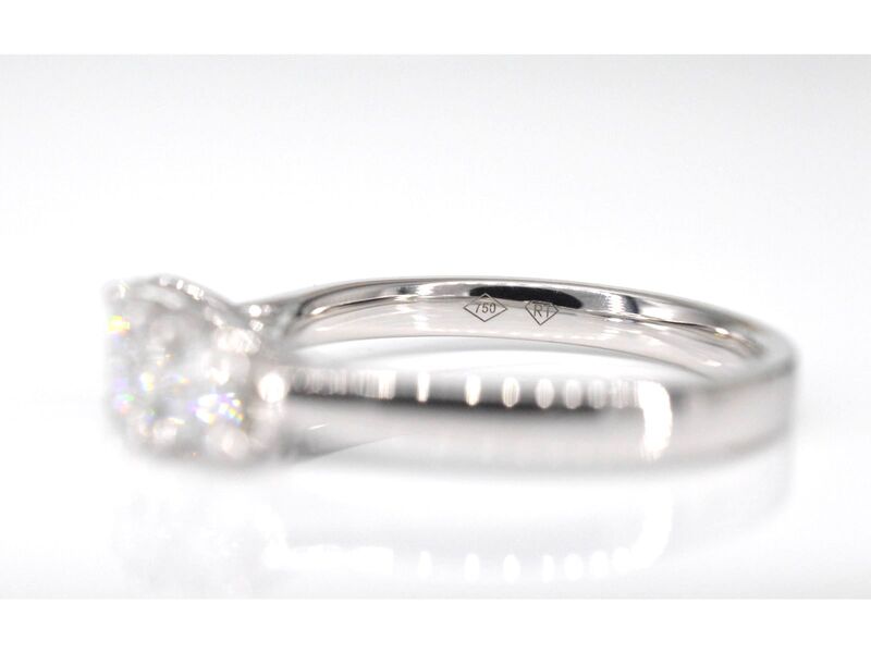 Witgouden trinity ring met briljant geslepen diamanten – foto 7 – kavel bij Onlineveilingmeester
