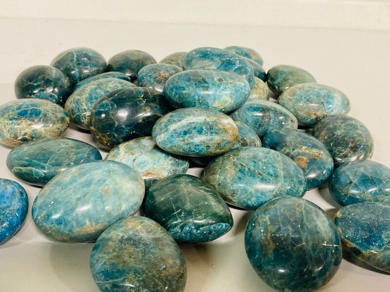 Apatiet blauw handstenen, 5 kilo – foto 3 – kavel bij Onlineveilingmeester, Gramsbergen