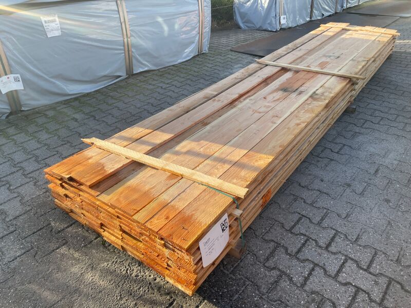 Ca. 68x Douglas Planken Fijnbezaagd, 18x150mm, lengte 500cm – foto 3 – kavel bij Onlineveilingmeester