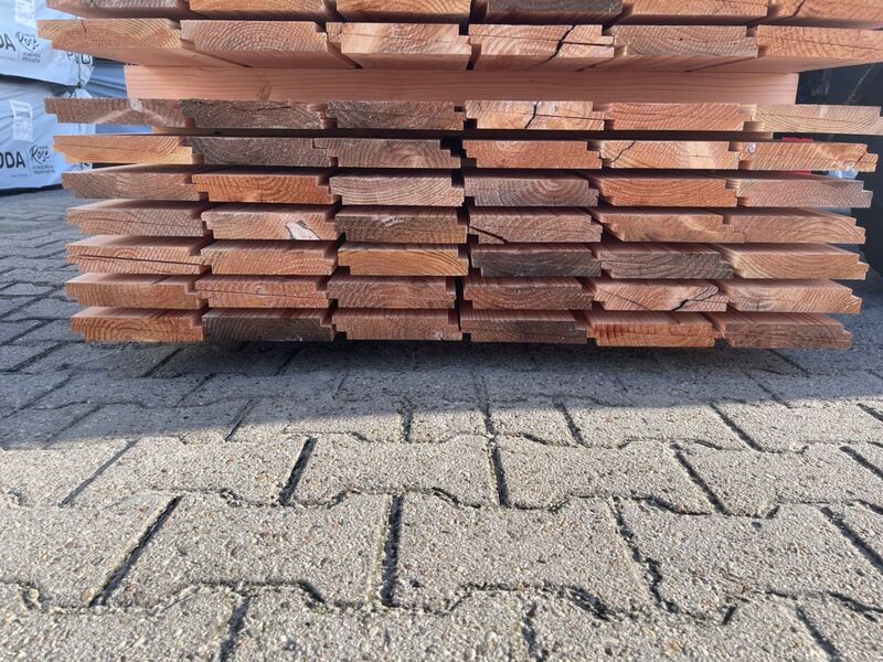 Ca. 84x Douglas Zweeds Rabat, 26x190mm, lengte 300cm – foto 2 – kavel bij Onlineveilingmeester