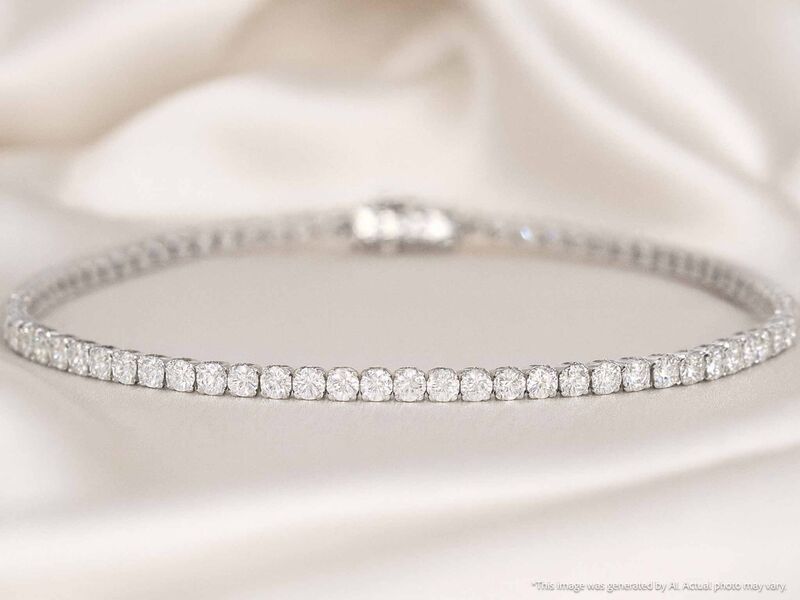 Witgouden tennisarmband met diamanten 3.00 carat – foto 6 – kavel bij Onlineveilingmeester