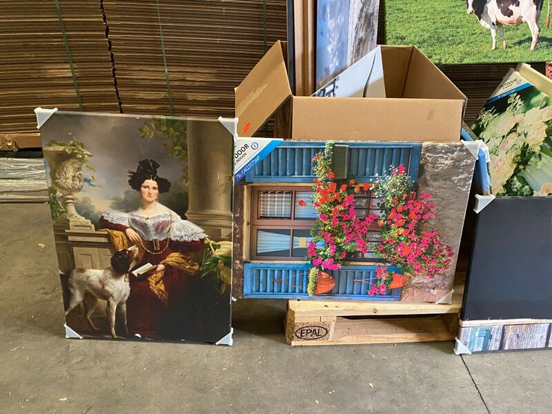Partij decoratie schilderijen – foto 2 – kavel bij Onlineveilingmeester, Gramsbergen