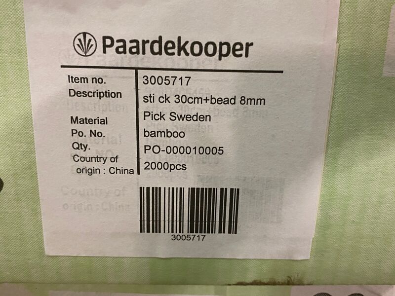 7x Dozen a 2000 stuks Zweedse steekvlagetjes – foto 3 – kavel bij Onlineveilingmeester, Gramsbergen