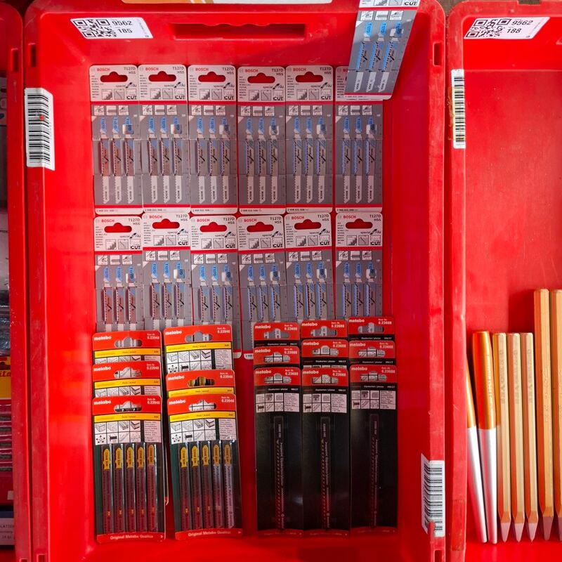 Ca. 69x Diverse decoupeerzaag zaagblad Metabo en Bosch – kavel bij Onlineveilingmeester, Winsum
