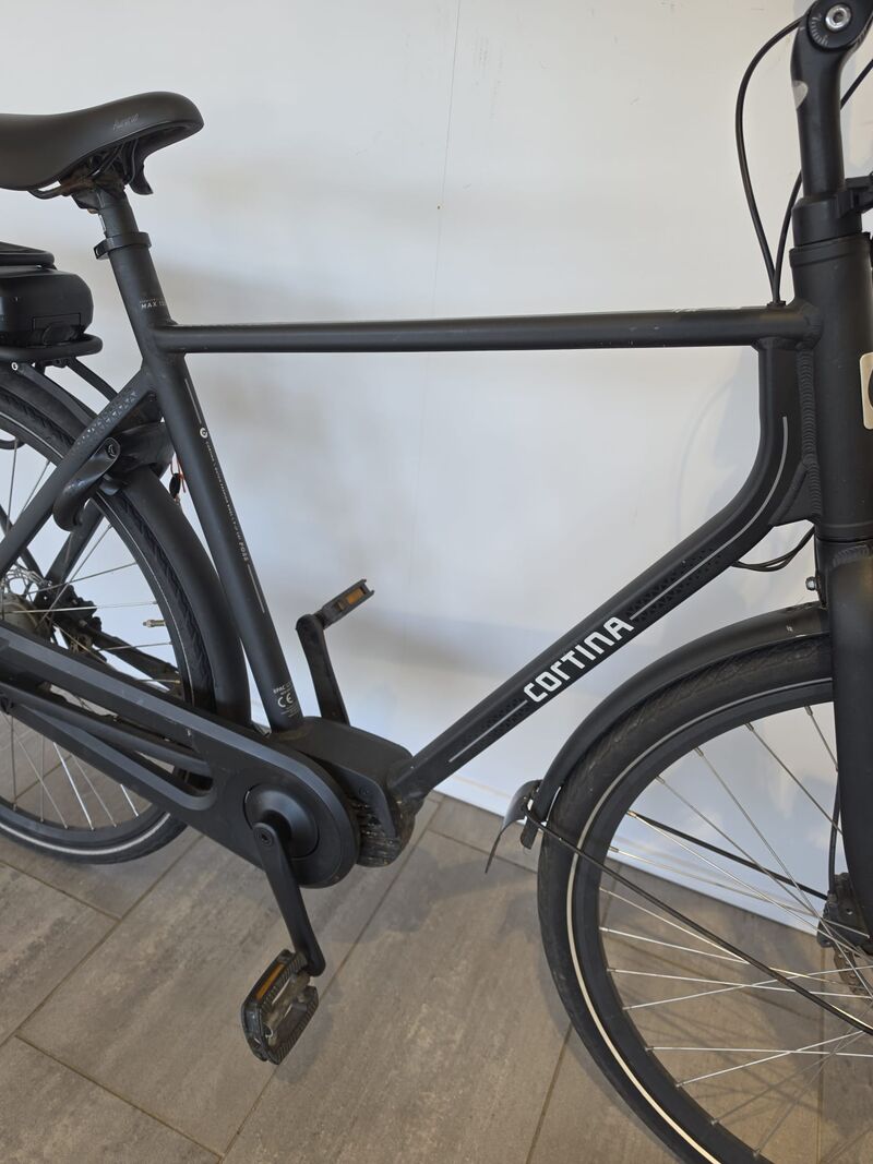 Elektrische fiets, Cortina, E-Foss, Mat zwart – foto 2 – kavel bij Onlineveilingmeester, Heerenveen