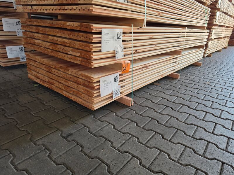 Ca. 160x Douglas Design – Triple – Deens profiel, 22x142mm, lengte 300cm – foto 4 – kavel bij Onlineveilingmeester