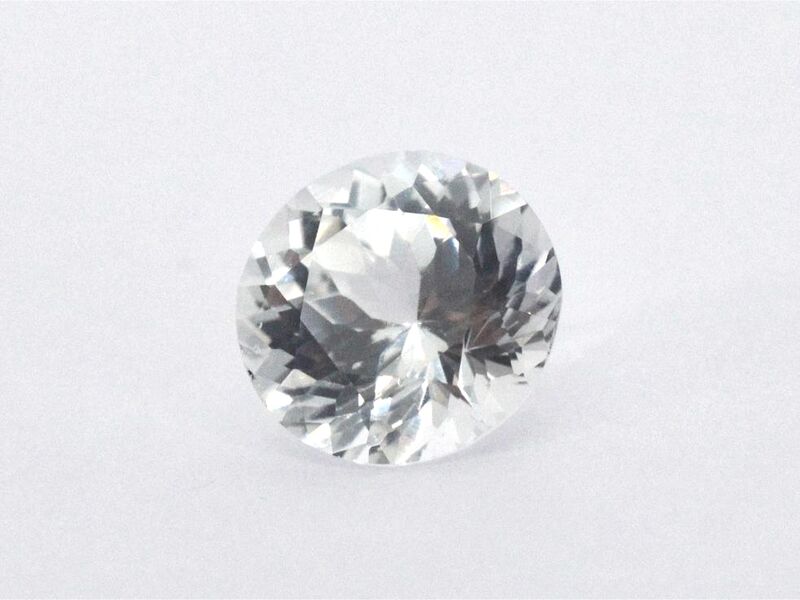 Saffier - 1.12 carat echte natuurlijke witte briljant (gecertificeerd) – foto 4 – kavel bij Onlineveilingmeester