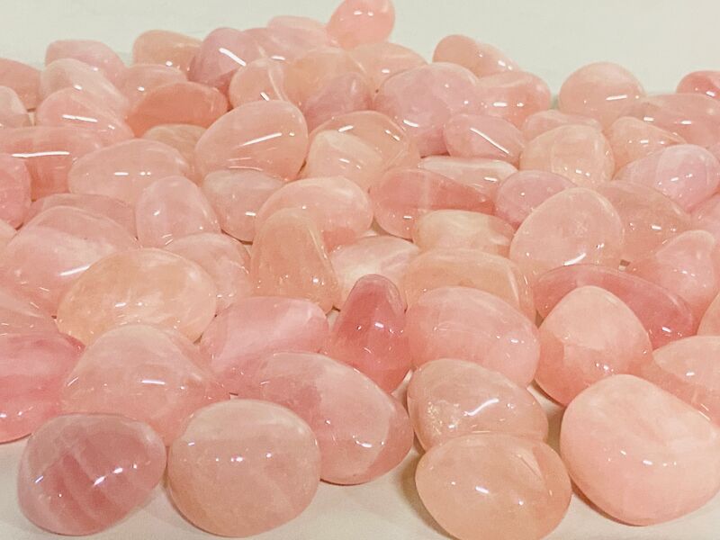 3 kilo Rozenkwarts trommelstenen (XXL) – foto 3 – kavel bij Onlineveilingmeester, Gramsbergen