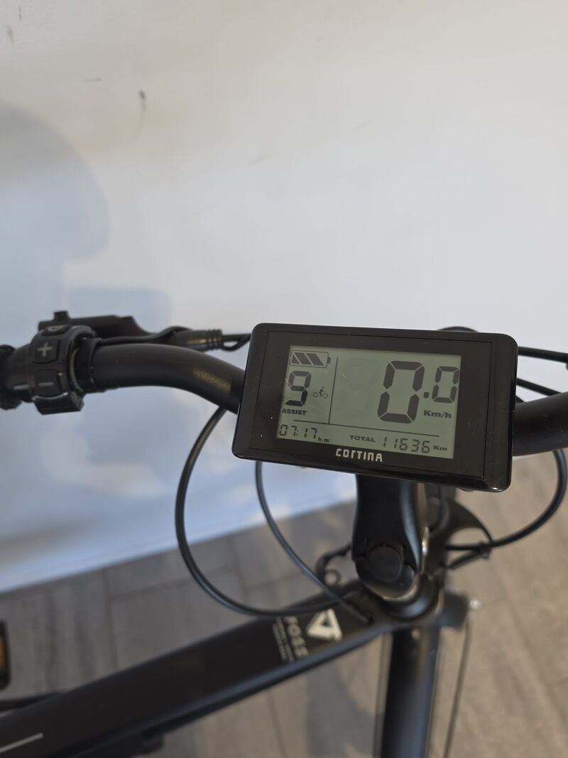Elektrische fiets, Cortina, E-Foss, Mat zwart – foto 9 – kavel bij Onlineveilingmeester, Heerenveen