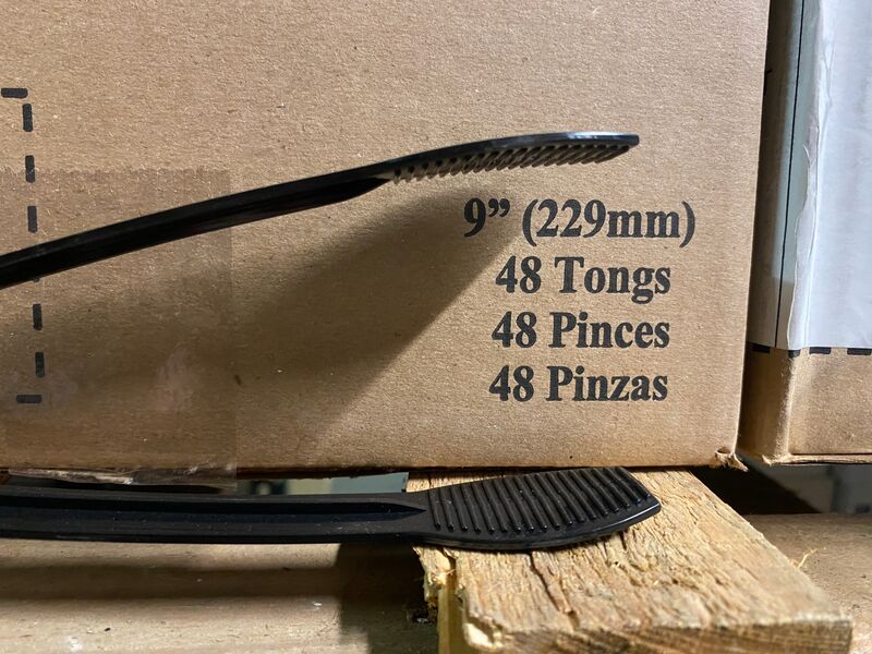 Ca. 288x Stuks luxe serveertang, zwart – foto 3 – kavel bij Onlineveilingmeester, Gramsbergen