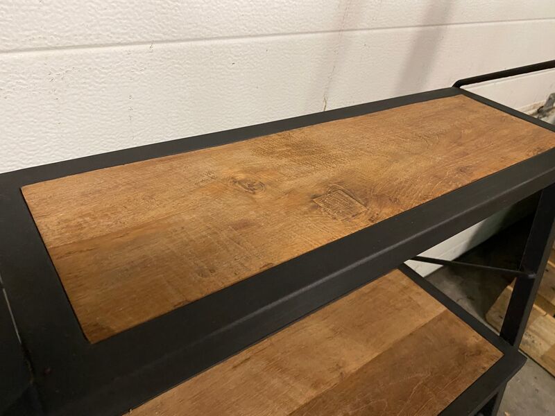 2x Boekenrek oud teak, Sanders Meubelland – foto 6 – kavel bij Onlineveilingmeester, Gramsbergen