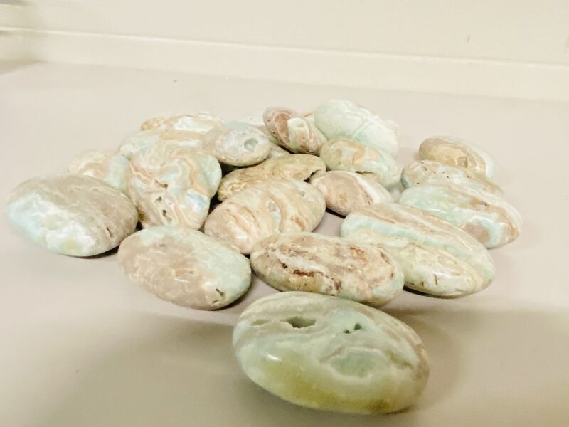 Ca. 25x Blue Caribbean Calciet palmsteen – foto 2 – kavel bij Onlineveilingmeester, Gramsbergen