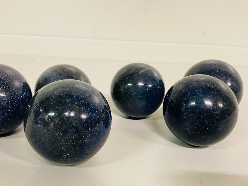 6x Lazuliet bollen – foto 3 – kavel bij Onlineveilingmeester, Gramsbergen