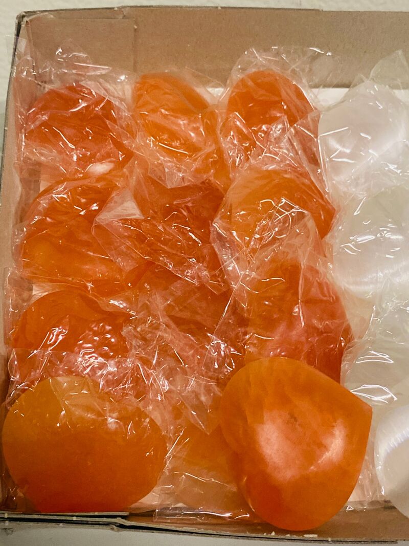 Ca. 24x Seleniet hart wit / oranje – foto 3 – kavel bij Onlineveilingmeester, Gramsbergen