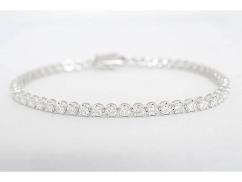 Tennisarmband met 1.30 carat diamanten – kavel bij Onlineveilingmeester