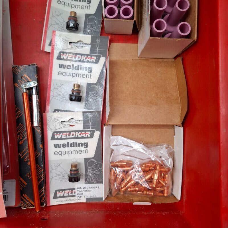 Assortiment lasbenodigdheden o.a. Weldkar, Vogel, Bahco – foto 7 – kavel bij Onlineveilingmeester, Winsum