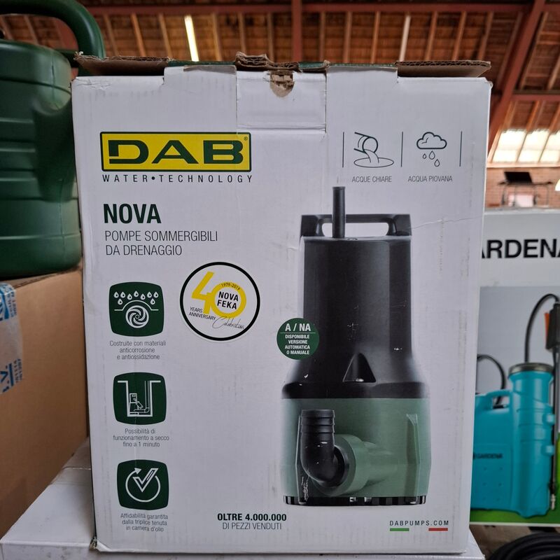 Dompelpomp met elektrische rugspuit DAB / Keeper, Nova 300 Ma 40th / forest 10 – foto 5 – kavel bij Onlineveilingmeester, Winsum