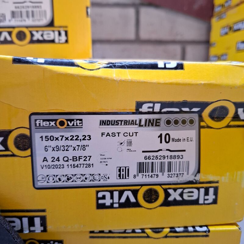 9 doos a 10 stuks Afbraamschijf FlexOvit, 150x7,0x22,23 – foto 3 – kavel bij Onlineveilingmeester, Winsum