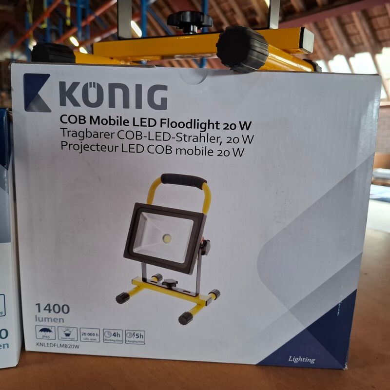 6x Diverse led straler Konig – foto 2 – kavel bij Onlineveilingmeester, Winsum