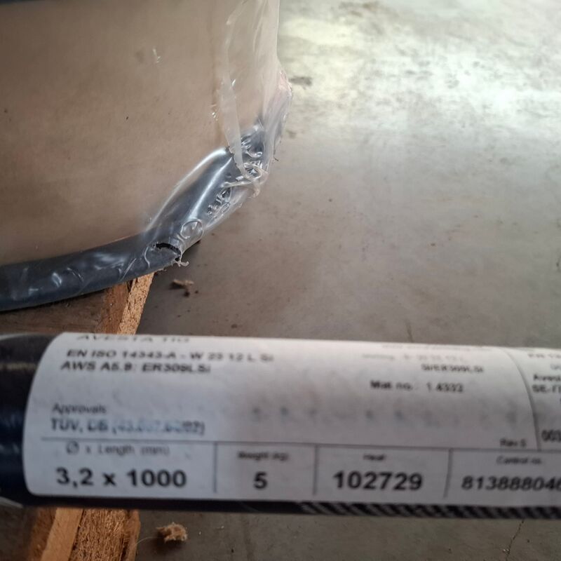 4x koker a 5 kilo Laselektrode Avesto, 309L-Si – foto 4 – kavel bij Onlineveilingmeester, Winsum