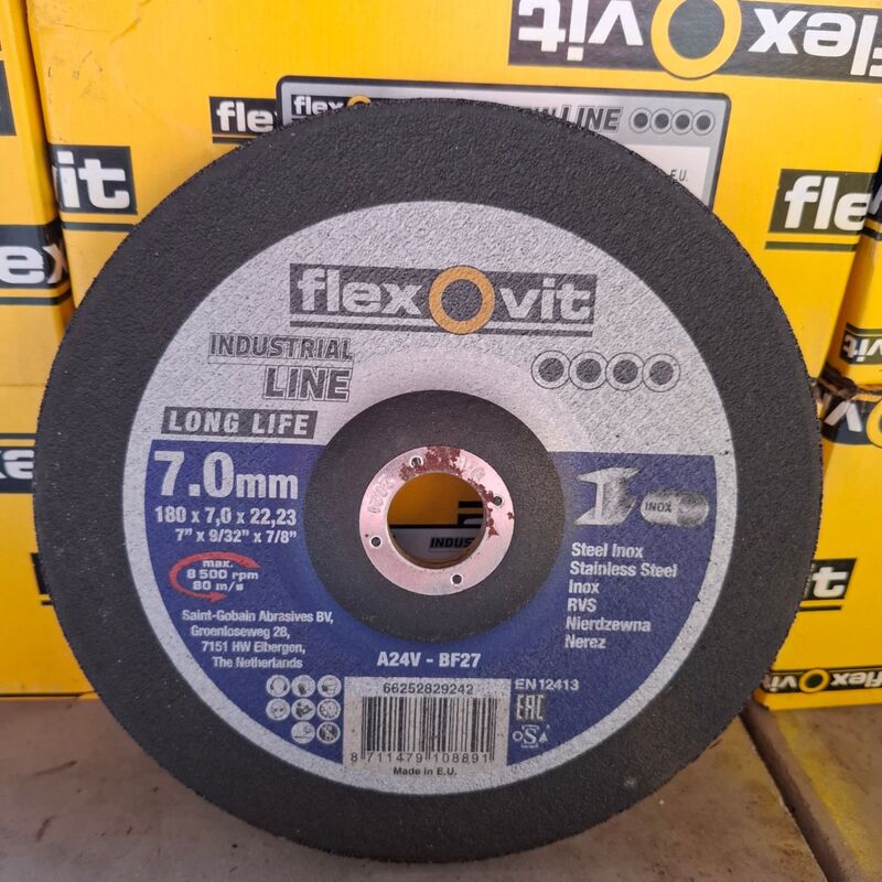 8 doos a 10 stuks Afbraamschijf FlexOvit, 180x7,0x22,23 – foto 2 – kavel bij Onlineveilingmeester, Winsum
