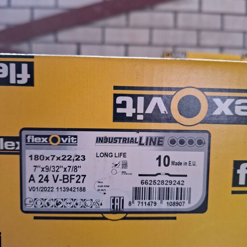 12 doos a 10 stuks Afbraamschijf FlexOvit, 180x7,0x22,23 – foto 3 – kavel bij Onlineveilingmeester, Winsum