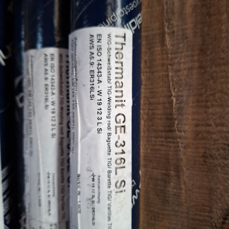 4x koker a 5 kilo Laselektrode Avesto, Thermanit GE-316L Si – foto 4 – kavel bij Onlineveilingmeester, Winsum