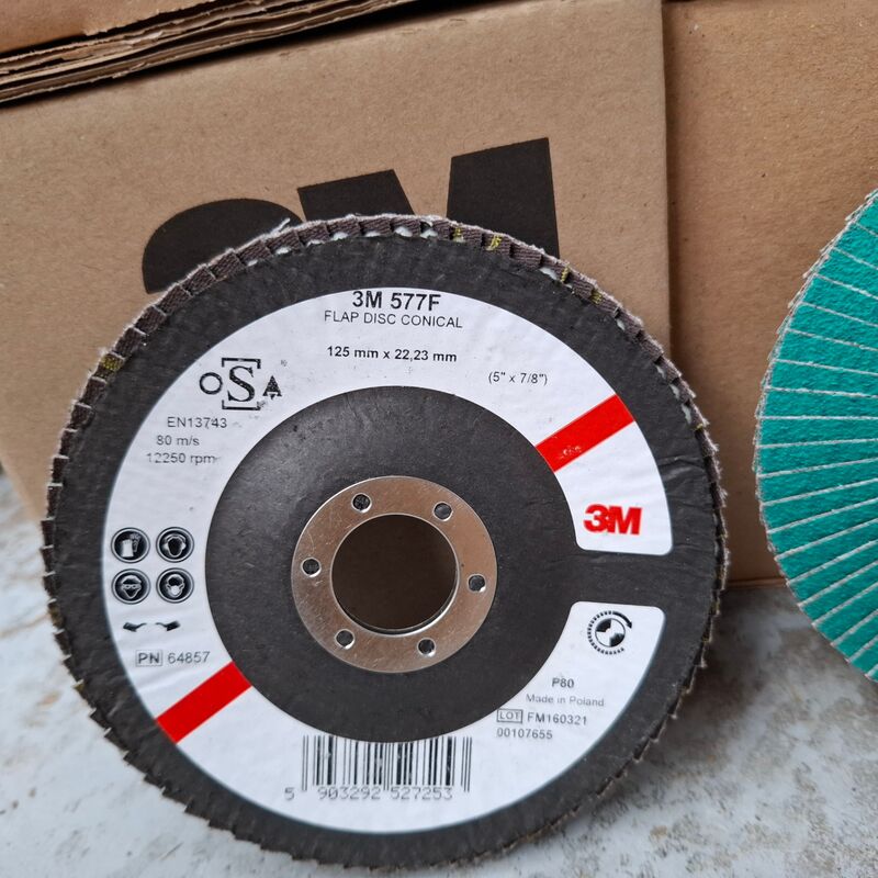 Ca. 45x Lamellenschijf 3M, 125x22,23mm | 80 – foto 2 – kavel bij Onlineveilingmeester, Winsum