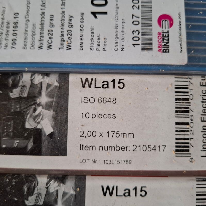 8x verpakking Diverse laselektrode o.a. Lincoln – foto 5 – kavel bij Onlineveilingmeester, Winsum
