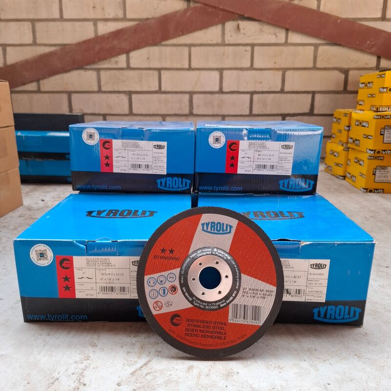 6 doos a 10 stuks Afbraamschijf Tyrolit, 150x6,0x22,23mm – kavel bij Onlineveilingmeester, Winsum