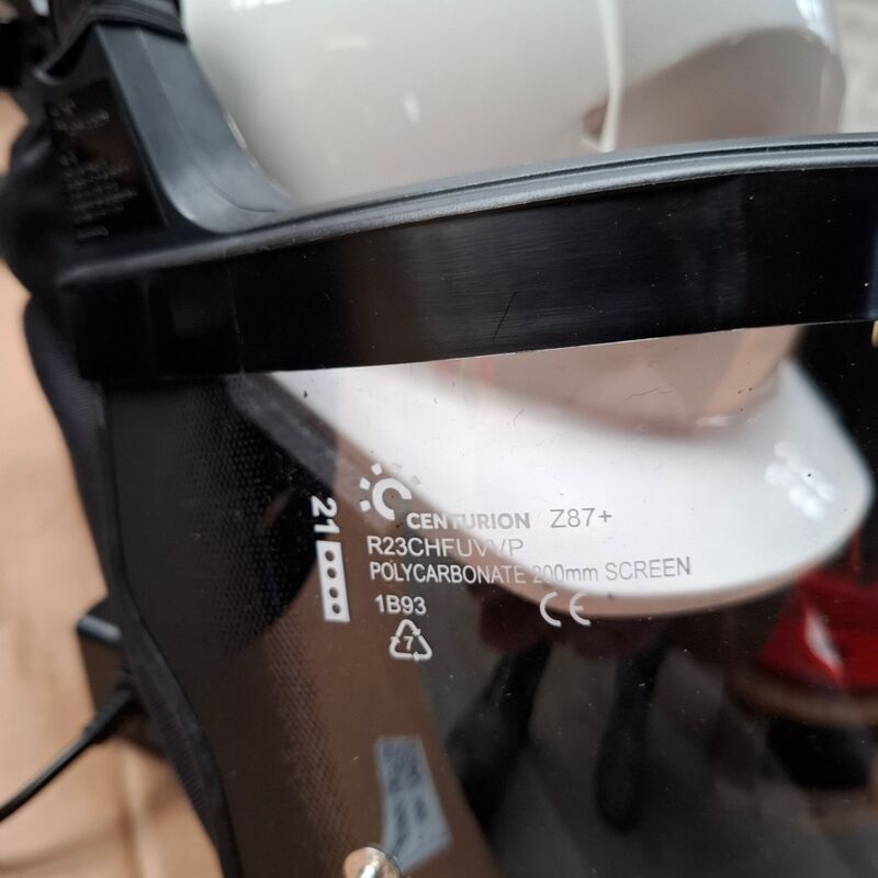 Adembeschermingskap v.v. ademhalingssysteem Centurion, Z87+ – foto 3 – kavel bij Onlineveilingmeester, Winsum